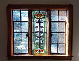 Stained Glass Window W 479 Art Nouveau