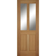 Internal Door Oak Bristol 2 Light 2 Panel