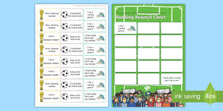 Football Themed Reading Sticker Reward Charts Y1 Home