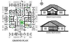 Architecture House Plan And Elevation