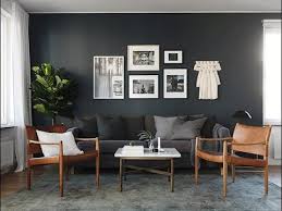interior design dark grey walls you