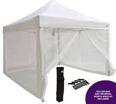 Impact Canopy 10 X 10 Pop Up Canopy Tent Mesh Sidewalls