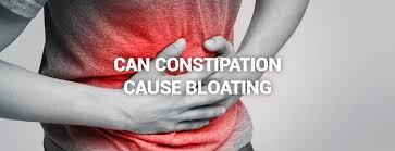 can constipation cause bloating and how