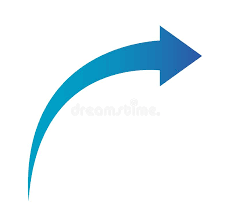 Błękitna Strzała, Lewy Ikona Symbol Ilustracja Wektor - Ilustracja złożonej  z grafika, zakrzywiony: 119322632