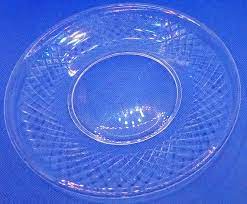 Clear Glass Dessert Or Luncheon Plates