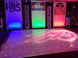 led dance floor in glasgow