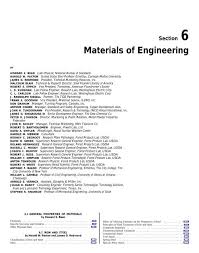 Materials Of Engineering