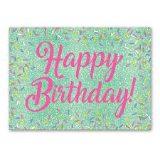 Happy Birthday Sprinkles Greeting Card