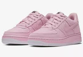 Nike Air Force 1 07 Lv8 Style Light Arctic Pink White Ar0736 600 Kids Size 7y