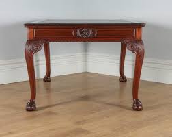 5ft Mahogany Leather Library Table