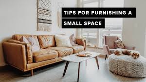 how to furnish a small apartment with