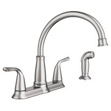 Home hardware's got you covered. Moen Brecklyn 2 Handle Standard Kitchen Faucet With Side Sprayer In Spot Resist Stainless 87102srs The Home Depot