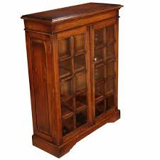 Small Bookcase With Glass Panel Doors