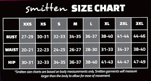 Smitten Size Chart
