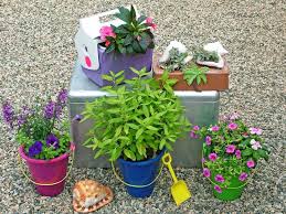 upcycled container gardens