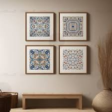 Tile Print Wall Patterns Moroccan Tiles