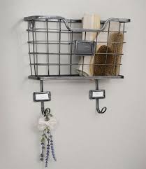 metal wire hanging wall basket with