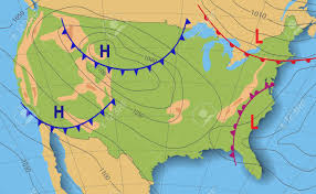 Weather Forecast Meteorological Weather Map Of The United State
