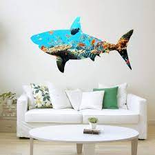 Great White Shark Wall Decal C Reef