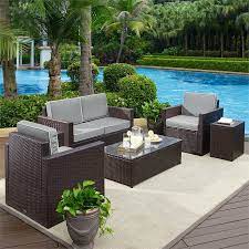 Wicker Patio Sofa Set