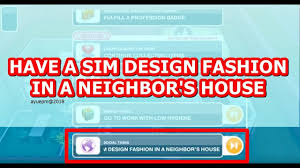 The Sims Freeplay Design Fashion In A Neighbors House