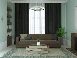 what color curtains with green walls