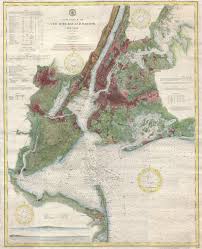 Coast Chart No 120 New York Bay And Harbor New York