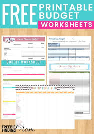 Free Printable Monthly Budget Templates Sheet Template