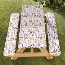 Picnic Table And Bench Seat Covers With