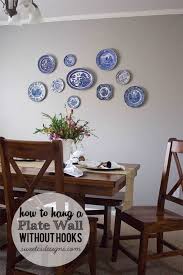 How To Hang A Plate Wall Without Hooks