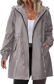 In Voland Women S Rain Jacket Plus Size