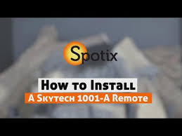 A Skytech Fireplace Remote