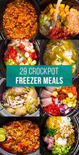 29 crockpot freezer meals for