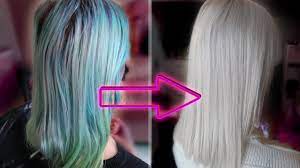 Retirer EFFICACEMENT les pigments bleus + Blond Polaire en 3 ÉTAPES ! -  YouTube
