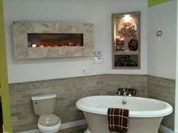 Modern Flames Fireplace Bathroom Redo