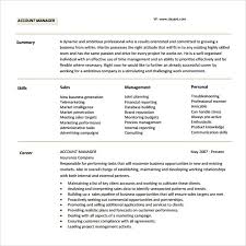 Based on our collection of example resumes, account managers need to demonstrate leadership, excellent communication and interpersonal skills, technical expertise depending on the industry they operate in, and networking abilities. Free 21 Sample Account Manager Resume Templates In Pdf Ms Word Pages Photoshop