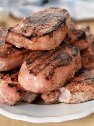 grilled pork chops for steak