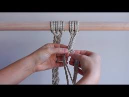 How to braid with four strands Diy Macrame Tutorial 3 Strand 4 Strand Braids Youtube