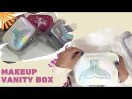 unboxing vanity box makeup jewellery