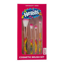 nerds candy cosmetic brush set 4 piece