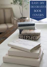 easy diy decorative book covers