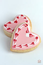 video simple valentine heart cookies