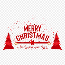 happy merry christmas vector png images