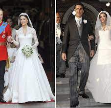 Es gibt eine 30 euro version von meghan markles zweitem. Royal Wedding Kate Middletons Brautkleid Alles Nur Geklaut Welt