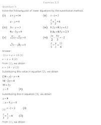 Two Variables Ncert Solution Class 10 Maths