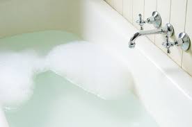 slow draining or clogged bathtub