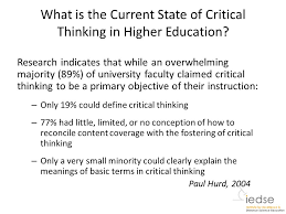 Critical thinking is one of those terms that gets thrown around a lot in  education  Every teacher has heard it mentioned countless times at staff  meetings    