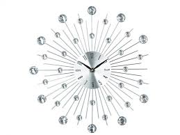 Decorative Wall Clock With Crystals