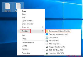 How To Create Zip File In Windows 10