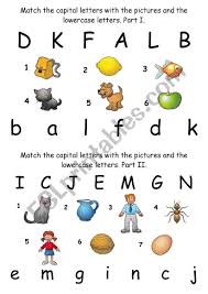 Our alphabet worksheets are intended to help push your child through that door with a variety of. Abc Matching Esl Worksheet By Zhenyab